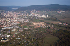 Neustadt an der Weinstraße dans le département Rhénanie-Palatinat, Allemagne d'en haut