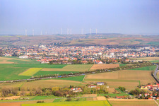 Vue aérienne de Alzey dans le département Rhénanie-Palatinat, Allemagne