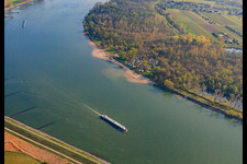 Vue d'oiseau de Oppenheim dans le département Rhénanie-Palatinat, Allemagne
