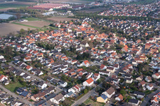 Vue aérienne de Quartier Schauernheim in Dannstadt-Schauernheim dans le département Rhénanie-Palatinat, Allemagne