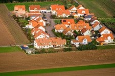 Photographie aérienne de Nouvelle zone de développement à Geiersching à le quartier Hayna in Herxheim bei Landau dans le département Rhénanie-Palatinat, Allemagne