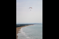 Vue aérienne de Porto Falconera dans le département Vénétie, Italie