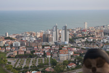 Lido di Jesolo dans le département Metropolitanstadt Venedig, Italie d'un drone