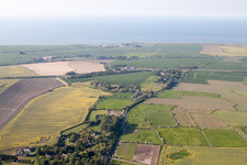 Vue aérienne de Chislet dans le département Angleterre, Grande Bretagne