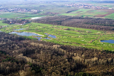 Vue oblique de Club de golf Landgut Dreihof SÜW à Essingen dans le département Rhénanie-Palatinat, Allemagne