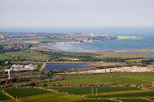 Vue aérienne de Richborough dans le département Angleterre, Grande Bretagne