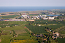 Vue aérienne de Richborough dans le département Angleterre, Grande Bretagne