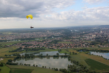 Photographie aérienne de Manom dans le département Moselle, France