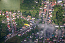 Vue aérienne de Tressange dans le département Moselle, France