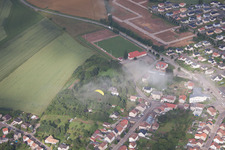 Photographie aérienne de Tressange dans le département Moselle, France