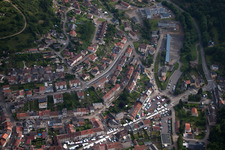 Ottange dans le département Moselle, France hors des airs