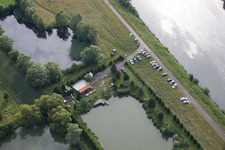 Kœnigsmacker dans le département Moselle, France d'en haut