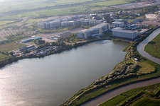 Enregistrement par drone de Great Stonar dans le département Angleterre, Grande Bretagne