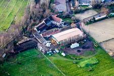 Vue aérienne de Centre de protection de la nature du refuge pour animaux de la 1ère association de protection des animaux Haßloch et des environs eV à Haßloch dans le département Rhénanie-Palatinat, Allemagne