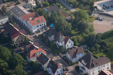 Bismarckstr à Kandel dans le département Rhénanie-Palatinat, Allemagne vu d'un drone