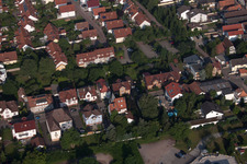 Vue oblique de Bismarckstr à Kandel dans le département Rhénanie-Palatinat, Allemagne