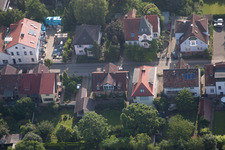 Bismarckstr à Kandel dans le département Rhénanie-Palatinat, Allemagne vue d'en haut