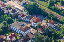 Vue aérienne de Bismarckstraße avec SMARTCRM GmbH et Bestec GmbH à Kandel dans le département Rhénanie-Palatinat, Allemagne