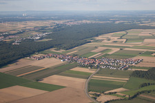 Quartier Hayna in Herxheim bei Landau dans le département Rhénanie-Palatinat, Allemagne depuis l'avion