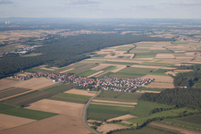 Vue d'oiseau de Quartier Hayna in Herxheim bei Landau dans le département Rhénanie-Palatinat, Allemagne