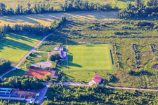 Vue aérienne de Terrains de sport à Steinweiler dans le département Rhénanie-Palatinat, Allemagne