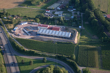 Photographie aérienne de Chantier de la centrale géothermique sur l'A65 à Insheim dans le département Rhénanie-Palatinat, Allemagne