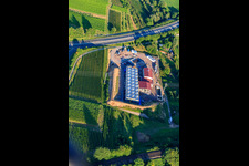 Photographie aérienne de Centrale géothermique de Pfalzwerke geofuture GmbH à Insheim sur l'A65 à Insheim dans le département Rhénanie-Palatinat, Allemagne