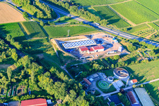 Centrale géothermique de Pfalzwerke geofuture GmbH à Insheim sur l'A65 à Insheim dans le département Rhénanie-Palatinat, Allemagne vue d'en haut