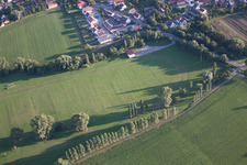 Vue oblique de Quartier Billigheim in Billigheim-Ingenheim dans le département Rhénanie-Palatinat, Allemagne