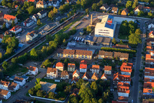 Vue aérienne de Mozartstraße Beethovenstr à Kandel dans le département Rhénanie-Palatinat, Allemagne