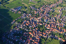 Photographie aérienne de Weinstr à Oberotterbach dans le département Rhénanie-Palatinat, Allemagne