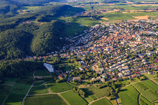 Photographie aérienne de Vue de la ville depuis le sud à Bad Bergzabern dans le département Rhénanie-Palatinat, Allemagne