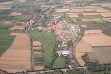 Quartier Kapellen in Kapellen-Drusweiler dans le département Rhénanie-Palatinat, Allemagne vue d'en haut