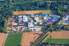 Photographie aérienne de Zone commerciale Große Ahlmühle à Rohrbach dans le département Rhénanie-Palatinat, Allemagne