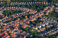 Vue aérienne de Rue Lützelhorst à Herxheim bei Landau dans le département Rhénanie-Palatinat, Allemagne