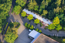Meubles Gilb à Herxheim bei Landau dans le département Rhénanie-Palatinat, Allemagne depuis l'avion
