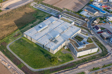 Vue aérienne de Zone industrielle et commerciale Nord avec lixano GmbH à Rülzheim dans le département Rhénanie-Palatinat, Allemagne