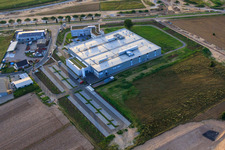 Photographie aérienne de Nouveau bâtiment DBK David + Baader GmbH à Rülzheim dans le département Rhénanie-Palatinat, Allemagne