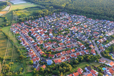 Vue aérienne de Anneau Sud à Rülzheim dans le département Rhénanie-Palatinat, Allemagne