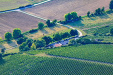 Vue aérienne de Ranch Wagner à le quartier Herxheim in Herxheim bei Landau dans le département Rhénanie-Palatinat, Allemagne