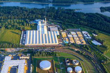 Photographie aérienne de Saint-Gobain Isover G+H AG à Speyer dans le département Rhénanie-Palatinat, Allemagne