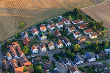 Vue aérienne de Waldsr à Herxheimweyher dans le département Rhénanie-Palatinat, Allemagne