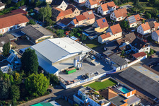 Vue aérienne de Wollherr GmbH à Rheinzabern dans le département Rhénanie-Palatinat, Allemagne