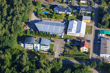 WiCo Production GmbH à Rheinzabern dans le département Rhénanie-Palatinat, Allemagne hors des airs