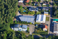 WiCo Production GmbH à Rheinzabern dans le département Rhénanie-Palatinat, Allemagne vue d'en haut