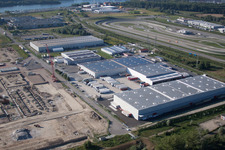 Image drone de Zone industrielle d'Oberwald à Wörth am Rhein dans le département Rhénanie-Palatinat, Allemagne