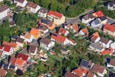 Waldstr à Kandel dans le département Rhénanie-Palatinat, Allemagne vu d'un drone