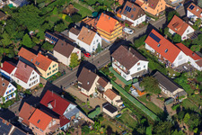 Vue aérienne de Waldstr à Kandel dans le département Rhénanie-Palatinat, Allemagne