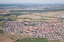 Quartier Sankt Leon in St. Leon-Rot dans le département Bade-Wurtemberg, Allemagne vue d'en haut