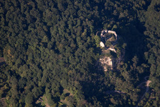 Dossenheim dans le département Bade-Wurtemberg, Allemagne vue d'en haut